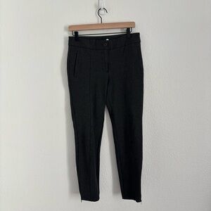 Betabrand Women's Size Small Gray Ankle Zip Skinny Pant